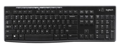 БЕСПРОВОДНАЯ МЕМБРАННАЯ КЛАВИАТУРА LOGITECH K270 QWERTZ