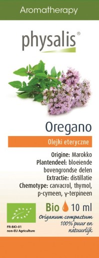 ЭФИРНОЕ МАСЛО ОРЕГАНО (OREGANO) БИО 10 мл PHYSA