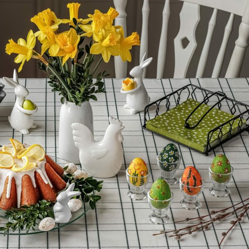 6x EGG CUP стеклянная ЛОЖКА сталь Тадар