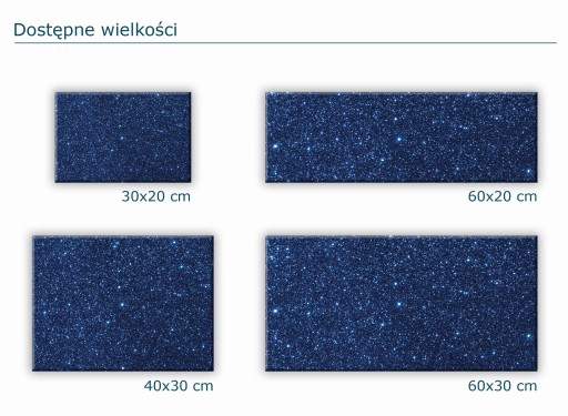 SZKLANA PODSTAWKA POD ZNICZE 40x40cm Niebo noc 23h