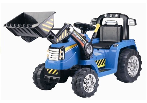 Koparka Dziecięca Traktor Z Łyżką Na Akumulator ZP1005 Nieb. Światła LED