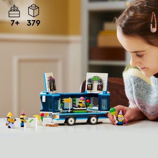 LEGO 75581 Набор «Тусовый автобус MINIONS» «Кирпичики» на 7 лет в подарок + сумка