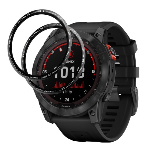 2x Szkło Hybrydowe FULL COVER do Garmin Fenix 7X