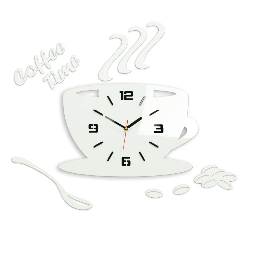 Настенные часы ModernClock - 3D Cup White