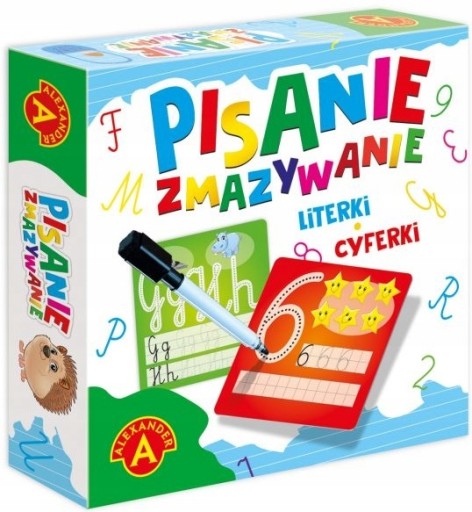 GRA EDUKACYJNA PISANIE I ZMAZYWANIE MIKRO LITERKI
