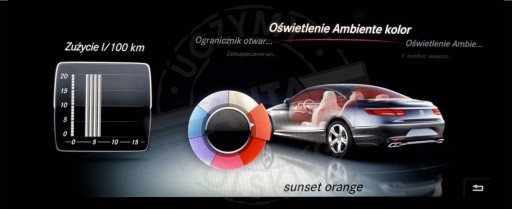MERCEDES W205 C-CLASS ПОЛЬСКОЕ МЕНЮ LECTOR REGION