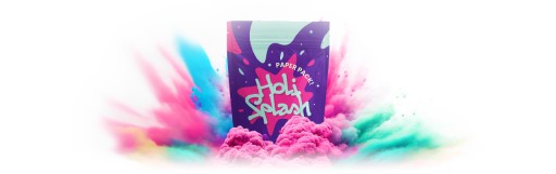 Красочная пудра Holi Splash для Фестиваля красок 100 шт.