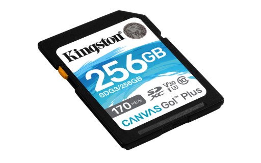 KINGSTON 256 ГБ SD SDXC UHS-3 V30 SDG3 170/90 МБ/с