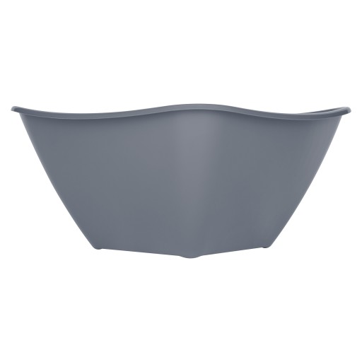 MISECZKA MISKA SALATERKA KUCHENNA PLASTIKOWA DO ŻYWNOŚCI 3,6L 26cm C SZARA