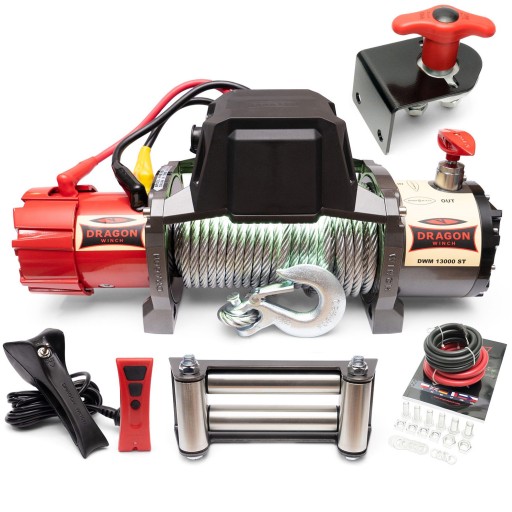6T DRAGON WINCH 12V ELECTRIC CABLE WINCH для автоэвакуатора