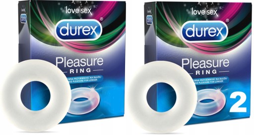 DUREX Pleasure Ring LONGER ERECTION Набор из 2 шт.