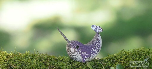 Narwal Eugy. Eko Układanka Puzzle 3D