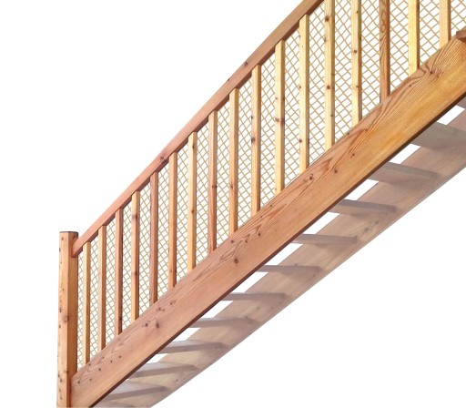 Mocna siatka do zabezpieczenia schodów balustrady beżowa ochrona dziecka