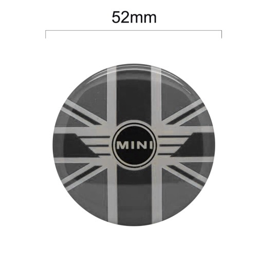 ЭМБЛЕМА ЛОГОТИПА BMW MINI НА ДИСКАХ 52 ММ 4 ШТ.