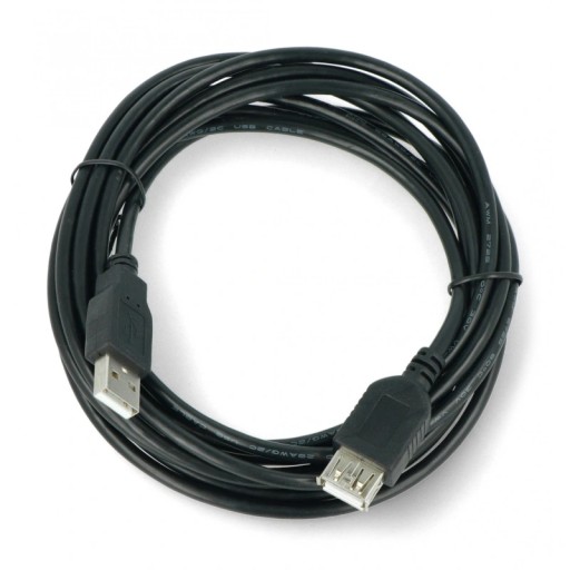 Удлинительный кабель USB 2.0 «папа-мама», медь, 3 м