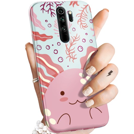 Случай для Xiaomi Redmi Примечание 8 Pro Patters Axolotl Axolotl с корпусом аксолотла
