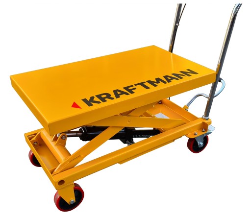 KRAFTMANN ножничный стол подъемный стол тележка 82x50c 500 кг