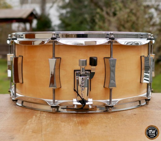 Pork Pie USA Custom 14 x 6 дюймов Малый барабан Satin Blonde