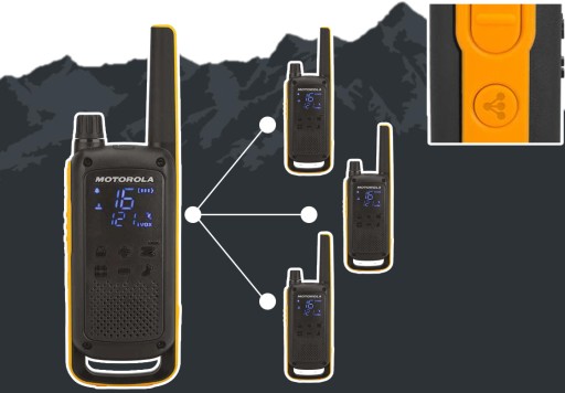 6x MOTOROLA T82 EXTREME WALKWAY WALKIE TALKIE РАДИОТЕЛЕФОН ŁKI TOKI