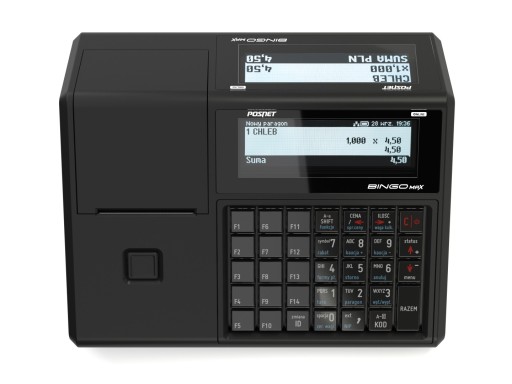 KASA FISKALNA POSNET BINGO MAX ONLINE USB FISKALIZACJA PROGRAMOWANIE KASY R