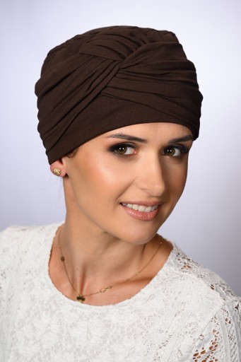 Turban ALMA B22 UNICOLOR uniwersalny viscoza turbany lidia