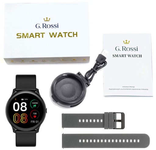 SMARTWATCH часы G. ROSSI SMS ШАГИ FB СЕРДЕЧНЫЙ РИТМ