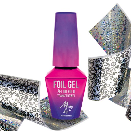Гель-клей Molly Lac FOIL GEL для переводной фольги для нейл-арта 10 мл