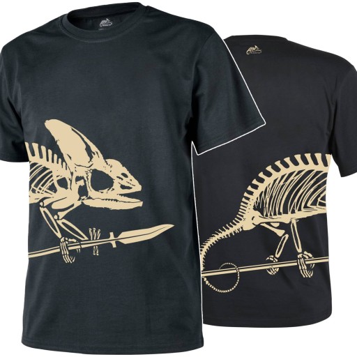 T-Shirt Helikon Full Body Skeleton Czarny S