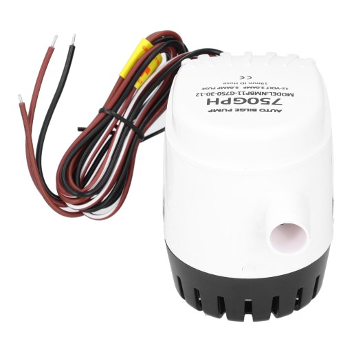 Automatyczna zatapialna pompa zęzowa 12V 750GPH z wbudowanym G6