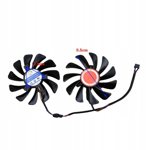 Вентилятор видеокарты для XFX RX580 RX584