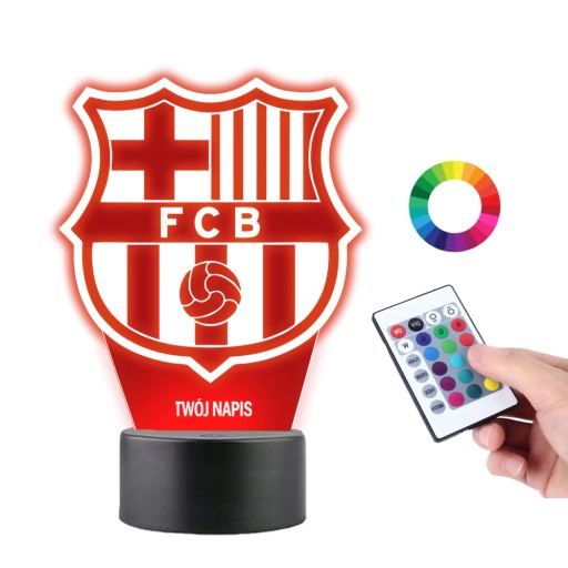 FC Barcelona FCB Светодиодный ночник PLEXIDO Ball