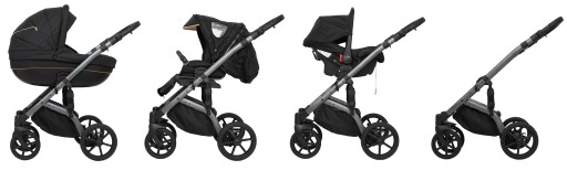 SPIRO GREY 3.0 МНОГОФУНКЦИОНАЛЬНАЯ ДЕТСКАЯ КОЛЯСКА 3в1