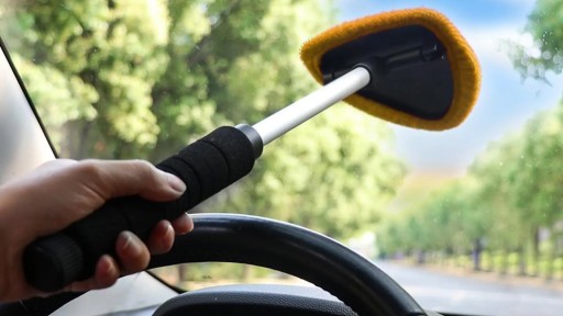 Водный скребок из МИКРОФИБРЫ для запотевания стекол, регулируемый, 21-37 см DUNLOP