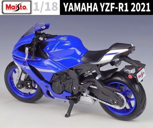 YAMAHA TYZF-R1 2021 базовая модель 1:18 Maisto