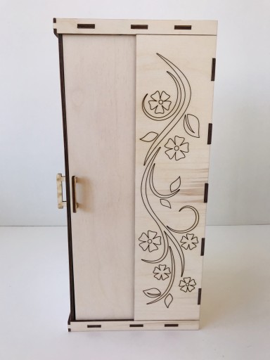 mebelki dla lalek drewniane prysznic 30 cm meble