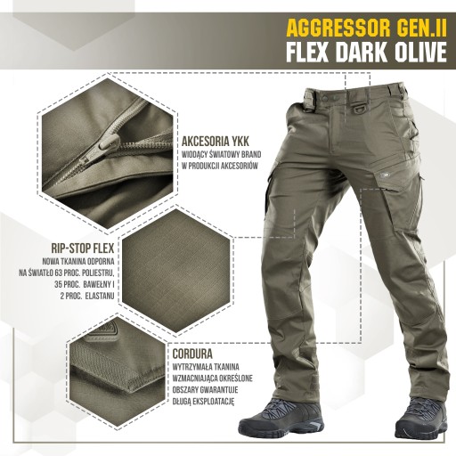Тактические брюки M-Tac Aggressor Flex DO 28/34