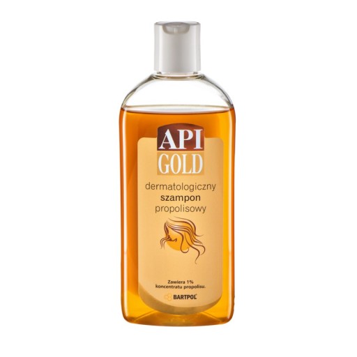 Szampon z propolis propolisowy Api Gold 280 ml regeneruje i nawilża BARTPOL