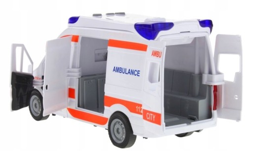 AMUBALNS KARETKA POGOTOWIA AUTO VAN DŹWIĘKI NOSZE
