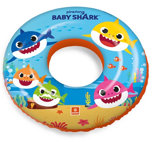 DMUCHANE KOŁO DO PŁYWANIA BABY SHARK MONDO 50 CM