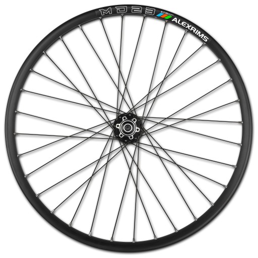 ВЕЛОСИПЕДНОЕ КОЛЕСО ЗАДНЕЕ ALEXRIMS MD23 26 ДЮЙМОВ 559x23 NOVATEC ЧЕРНЫЙ БЕСКАМЕРНЫЙ ДИСК