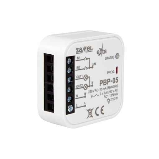 Zełl Exta Bistablel Relay 2Z 230V PBP-05