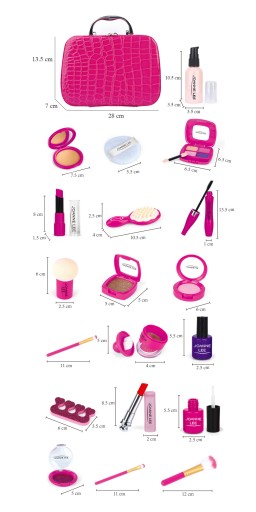 MAKEUP MAKIJAŻ DLA DZIEWCZYNKI KUFEREK KOSMETYKI