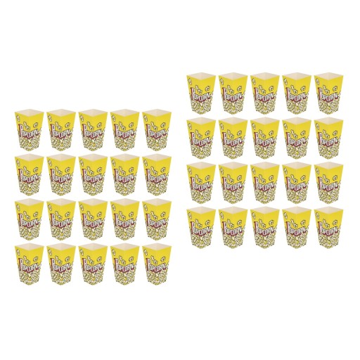 200 SZT PUDEŁKA NA POPCORN WIADERKA NA POPCORN PAPIEROWYCH