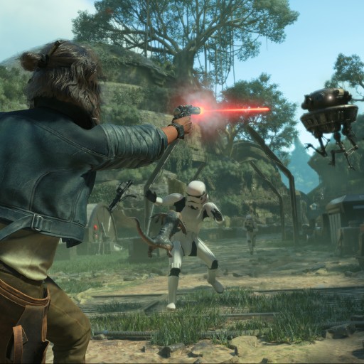 Игра Star Wars Outlaws Gold Edition с субтитрами для PS5
