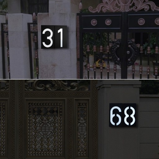 Подсветка номера дома Светодиодная СОЛНЕЧНАЯ лампа №-9