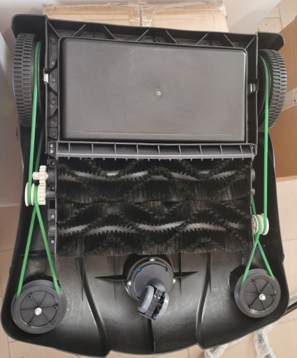 ZAMIATARKA MANUALNA RĘCZNA 20L DO KOSTKI BRUKU