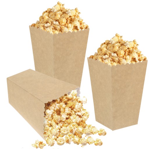 Torebki na popcorn Pudełka Wiadro jednorazowe Frytki