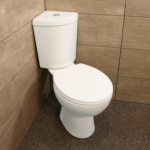 WC kompakt CORNER/KR 61 z deską