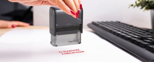 PIECZĄTKA ZA ZGODNOŚĆ Z ORYGINAŁEM TRODAT 8912 DO FIRMY BIURA CZARNA