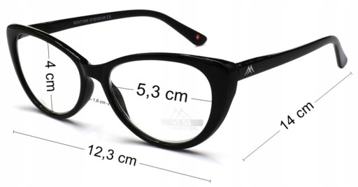 OKULARY KOREKCYJNE PLUSY DO CZYTANIA I KOMPUTERA ETUI ŚCIERECZKA +1.5